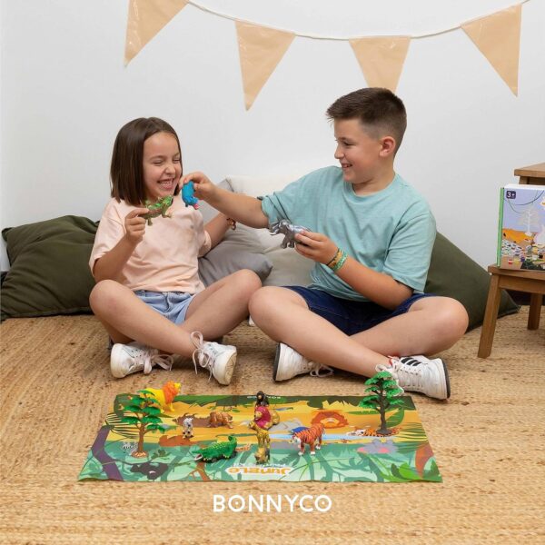 BONNYCO Animal Toys for Children Painting Kit with 16 Jungle Figures Craft Kits for Kids with Glow in The Dark | Arts and Crafts Boys Toys 3 4 5 6 7 8 9 10 Years Gifts for Kids Birthday Christmas - Image 9