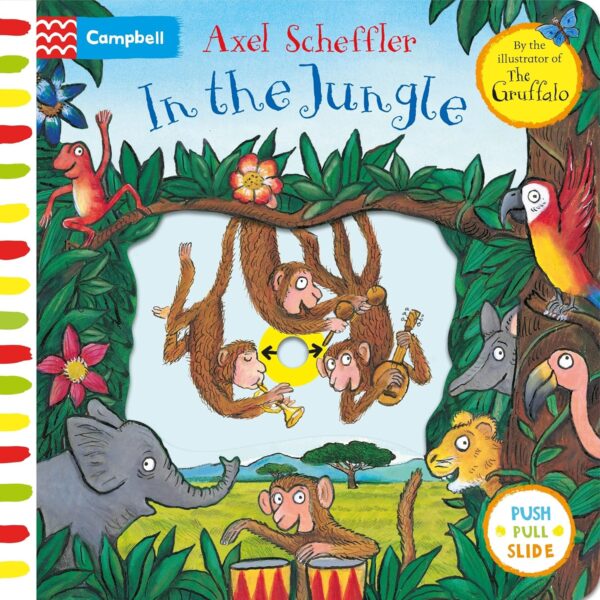 SMARTMAX - My First Safari Animals, Magnetic Discovery Play Set, 18 pieces, 1-5 Years & In the Jungle: A Push, Pull, Slide Book (Campbell Axel Scheffler, 9) - Image 5