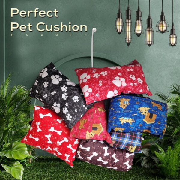 Nod Off Soft & Cosy Dog Cushion - Pet Dog Bed Supplies, Pet Pillow Available In Random Colours (Medium (65 x 45)) - Image 4