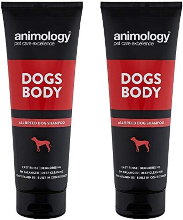 Animology Dogs Body Dog Shampoo, Twin Pack, 250ml