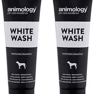 Animology White Wash Dog Shampoo, Twin Pack, 250ml