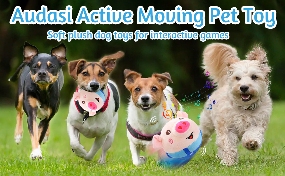 Active Moving Pet Plush Toy