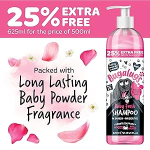 LONG LASTING BABY FRRSH FRAGRANCE FOR DOG'S SHAMPOO 