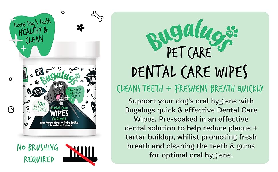 Dog Dental Care Wipes