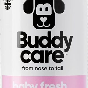 Baby Fresh Dog Shampoo by Buddycare | Deep Cleansing Shampoo for Dogs | Fresh Scented | With Aloe Vera and Pro Vitamin B5 (500ml)