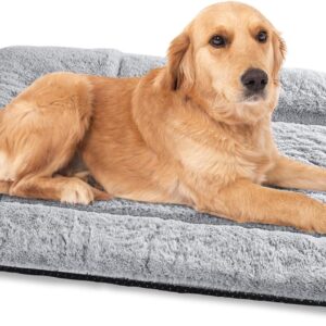 Baodan Dog Bed Mat 75x55 cm, Soft & Warm Pet Pad with Non-slip Bottom - Washable Dog Bed Mattress for Crate and Pet Bed