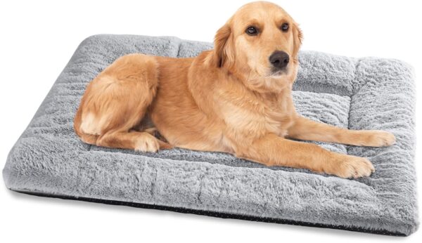 Baodan Dog Bed Mat 75x55 cm, Soft & Warm Pet Pad with Non-slip Bottom - Washable Dog Bed Mattress for Crate and Pet Bed