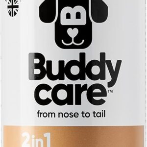 Buddycare 2in1 Dog Shampoo & Conditioner Coconut Scented | With Aloe Vera and Pro Vitamin B5 (500ml)