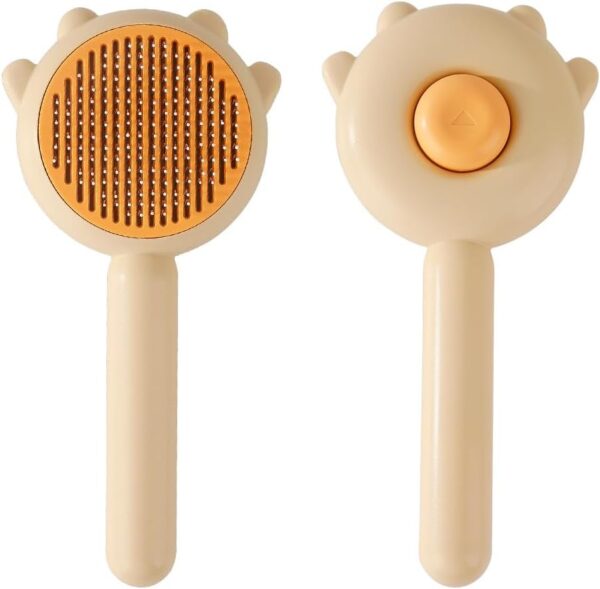 Cat Comb, Dog Brush, Pet Needle Comb, Hair Self-cleaning Comb Supplies, Cleaning and Removing Floating Hair