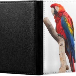 Cute Adorable Parrot Bird PET #7 FLIP Wallet Travel Passport ID Holder ITINERARY Organizer Cover