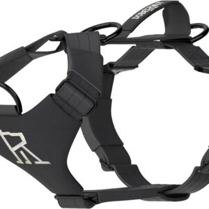 DOBERNUT Working Dog Harness - K9 Tactical No-Pull 3-Clip Gear - German Shepherd, Black Labrador, Bully Bulldog Harness - Pet Supplies for Service Dog Training, Walking & Activity (Medium)