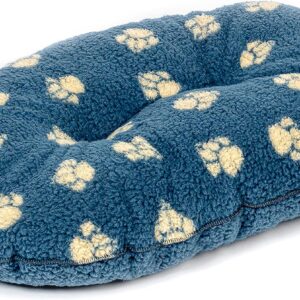 Danish Design Harbour Paw - Sherpa Fleece Quilted Mattress Grey Dog Bed for Adult/Senior/Puppy Beds - 21in