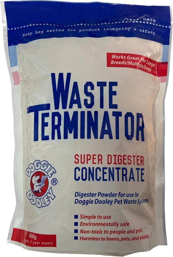 Doggie Dooley Waste Terminator Digester Powder, 1 year supply