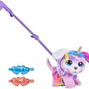 FurReal Hasbro Glamalots Interactive Pet Toy, 7 Accessories, Ages 4 and Up, Multicoloured (F1544)