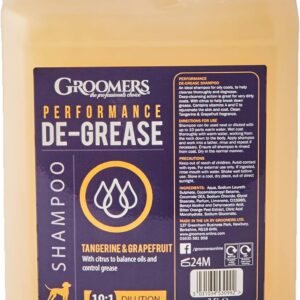 Groomers Performance De-Grease Tangerine & Grapefuit Dog Shampoo 2.5l