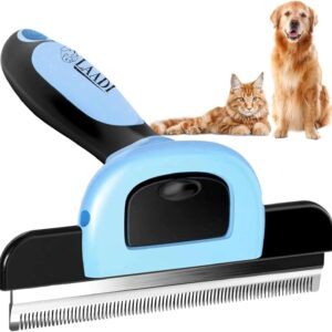 Laadi Deshedding Tool for Dogs and Cats - Reduces Shedding by Up to 95% in Less Than 10 Minutes—best Choice for Grooming and Deshedding Your Lovely Pets. Dog Brush Cat brush Horse Brush Rabbit Brush.