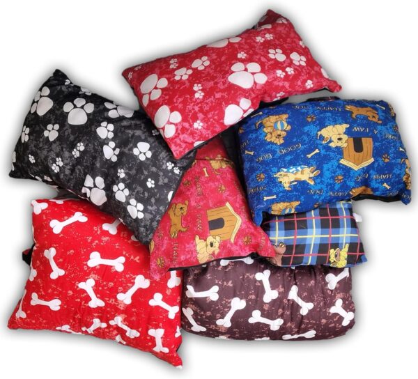 Nod Off Soft & Cosy Dog Cushion - Pet Dog Bed Supplies, Pet Pillow Available In Random Colours (Medium (65 x 45))