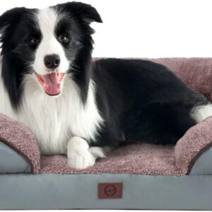 ODDPET Pet Bed for Large Dogs, Orthopedic Dog Bed, Dog Sofa with Removable Machine Washable Cover