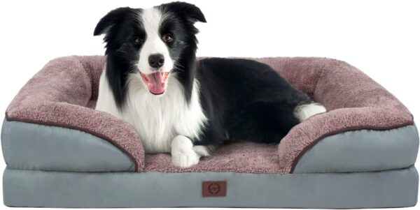 ODDPET Pet Bed for Large Dogs, Orthopedic Dog Bed, Dog Sofa with Removable Machine Washable Cover