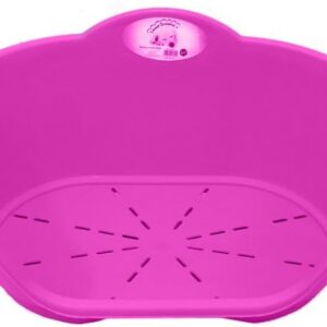 PLASTIC EXTRA LARGE HEAVY DUTY PINK PET BED - DOG/CAT/ANIMAL/SLEEP/BASKET