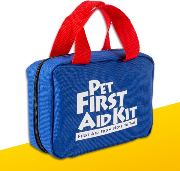 PawPride Portable Pet First Aid Kit For your Dog and Puppy, 47 pieces included, ideal dog walking accessories, keep your pet dogs safe when you travel