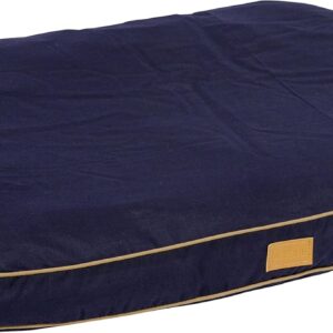 Pet Bed Cushion Jerome Navy/Cognac 60x40x6cm