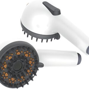 Pet Dog Grooming Shower Head with Massage Functionality and Water-Saving Pause Feature