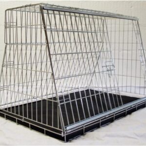 Pet World 36 inch Cat Puppy Dog Travel crate cage Slopped rear and front to get the most from your boots space