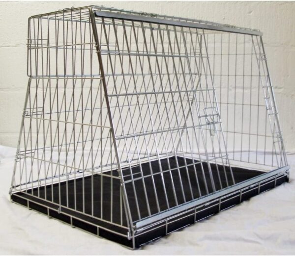 Pet World 36 inch Cat Puppy Dog Travel crate cage Slopped rear and front to get the most from your boots space