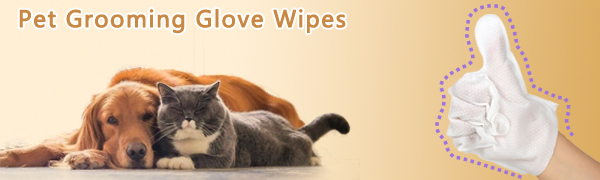 pet grooming glove wipes