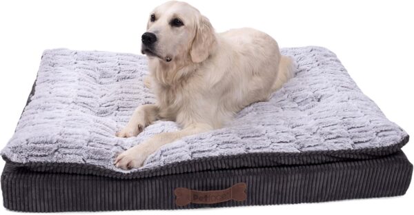 Petface Ultimate Luxury Memory Foam Bed,Grey,Medium