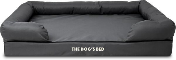 Replacement Outer Cover Only For The Dog's Bed Orthopaedic, Washable Oxford Fabric, XL Grey with Black Piping