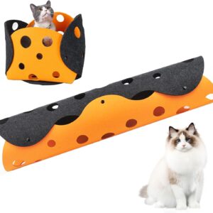 Ruiqas Cat Tunnels DIY Toy Durable Pet Play Tunnel Detachable Washable Felt Cat Litter Pet Toys Supplies