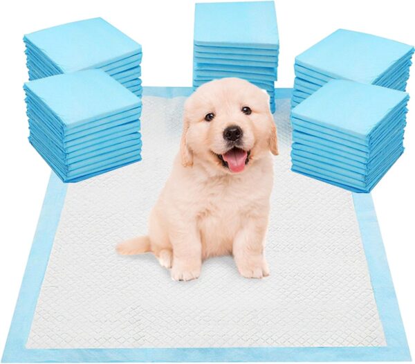 SA Products Puppy Pads 50 Pack, Puppy Training Pads, Puppy Pads | Super Absorbent Large Puppy Pads | Leak-Proof Heavy Duty Training Pads | Dog Pads, Puppy Training, Dog Training Pads, (56 x 56cm)