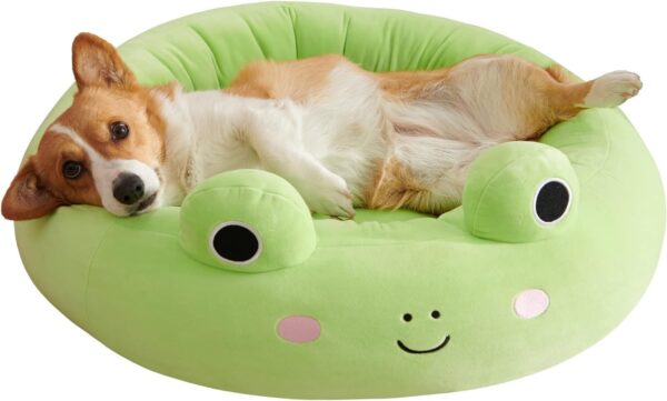 Squishmallows 24-Inch Wendy Frog Pet Bed - Medium Ultrasoft Official Plush Pet Bed