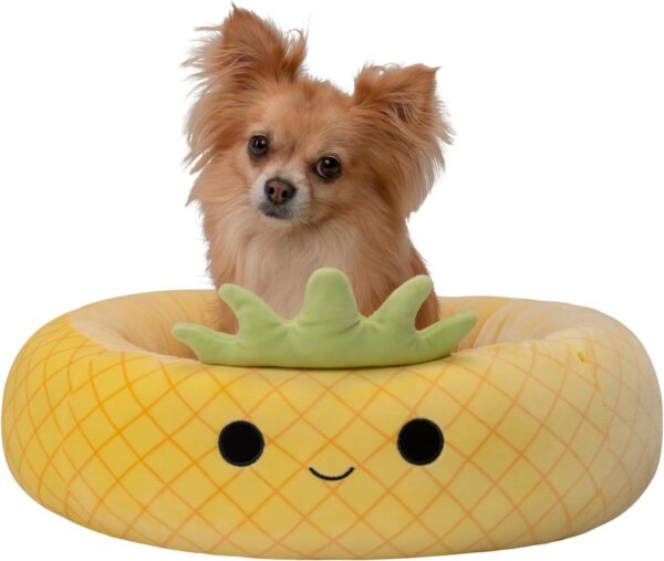 Squishmallows Official 20-Inch Maui Pineapple Pet Bed - Small Ultrasoft Official Plush Pet Bed