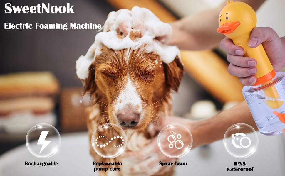 dog shampoo foaming machine