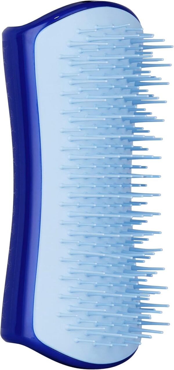 Tangle Teezer | Pet Teezer | Small De-Shedding and Dog Grooming Brush | Dry Brush or Dog Bath Brush | Navy & Sky Blue