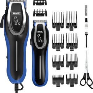 Wahl Complete Groom Dog Clipper & Trimmer Kit, Clippers for Dogs, Full Coat Grooming, Low Noise Corded Pet Clippers, Pet Trimmers, Groom Pets at Home