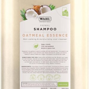 Wahl Oatmeal Essence Shampoo, Dog Shampoo, Shampoo for Pets, Natural Pet Friendly Formula, For Dogs with Very Sensitive Skin, Concentrate 15:1, Moisturises Pet Coats, 5 Litre