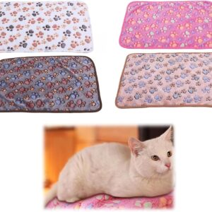 YSBCNK Washable Dog Blanket Small - 40x60cm Waterproof Blanket for Puppy and Medium Cats, Patterned Pet Throw Blankets Protect Bed and Couch Sofa with Soft Plush, Washable, Warm And Cozy Pet Blankets