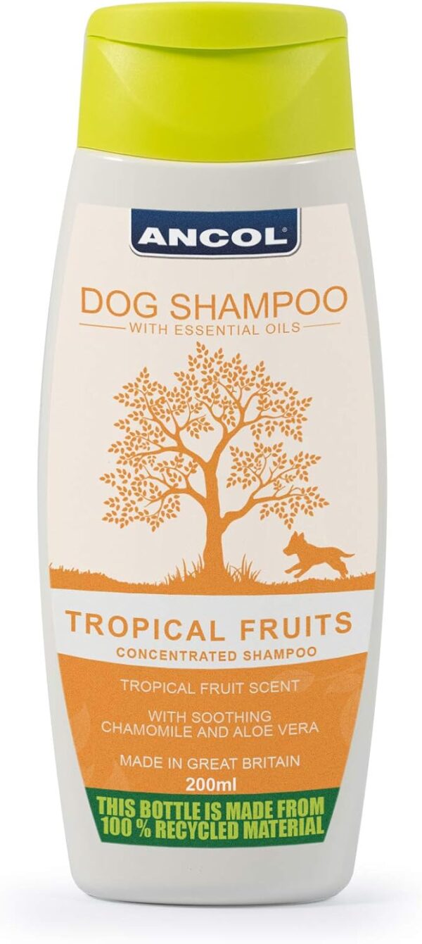 Ancol Dog Shampoo Tropical Fruits 200ml,Clear