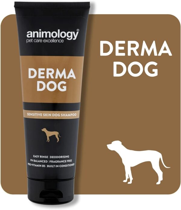 Animology Derma Dog Fragrance Free Mild Dog Shampoo 250ml - Image 2