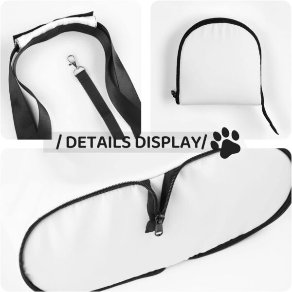 Paylamon Compatible Pet Portable Foldable Shoulder Bag, Puppy Outdoor Portable Pet Bag, Air Travel Pet Carrying Bag, Old Floral Print - Image 6