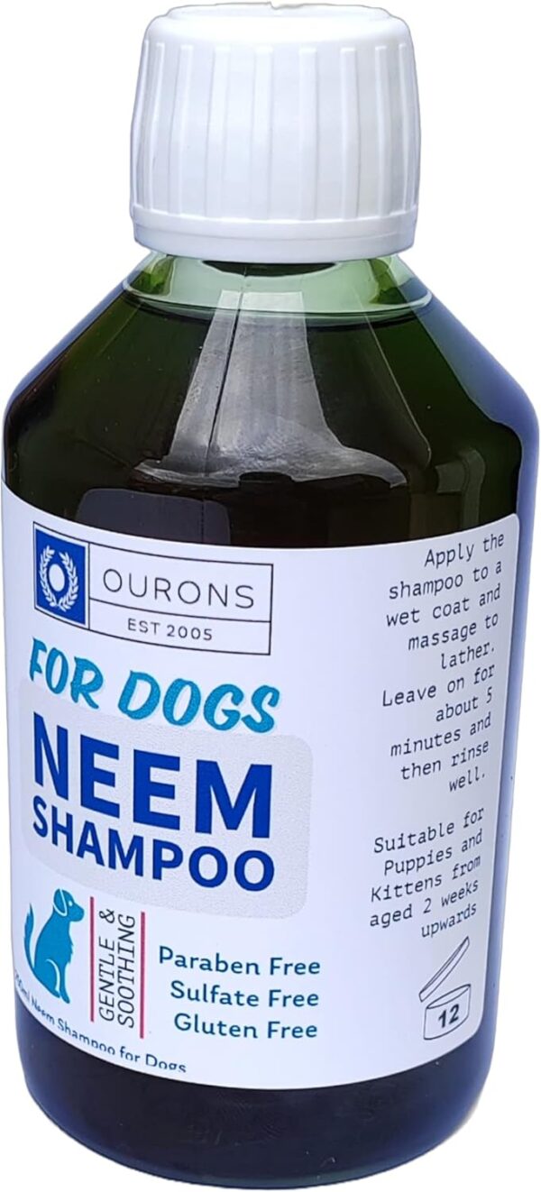 Ourons Neem Shampoo For Dogs 250ml - Image 2