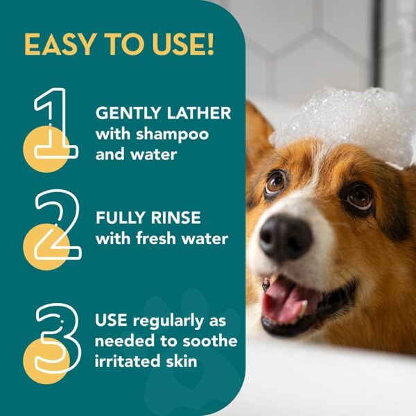 The Healthy Dog Co - 500ml Dog Shampoo - Targets Fleas, Ticks, and Lice, Deep Cleansing Shampoo for Dogs and Cats - Gentle and Sensitive Flea Shampoo for Dogs, Cat, Puppies and Kittens - Cat Shampoo - Image 7