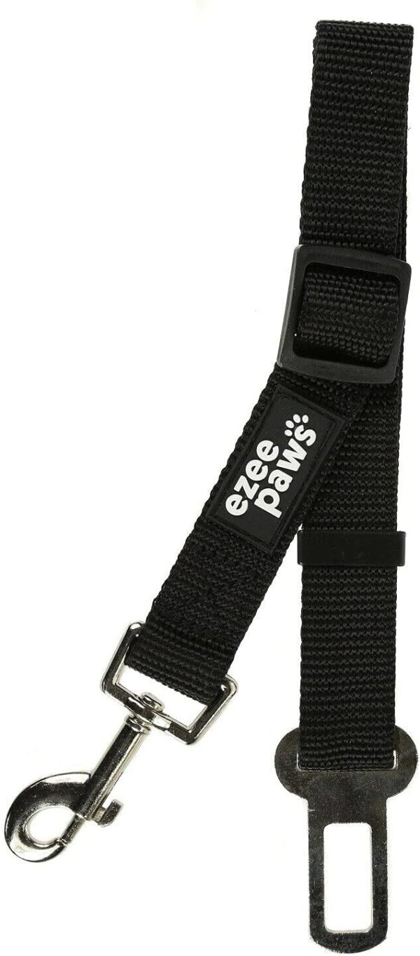 Ezee Paws Dog Seat Belts for Car, 4 Pack Dog Car Harness, Travel Dog Accessories, Adjustable Dog Seat Belt Safety Restraints (Black) - Image 4