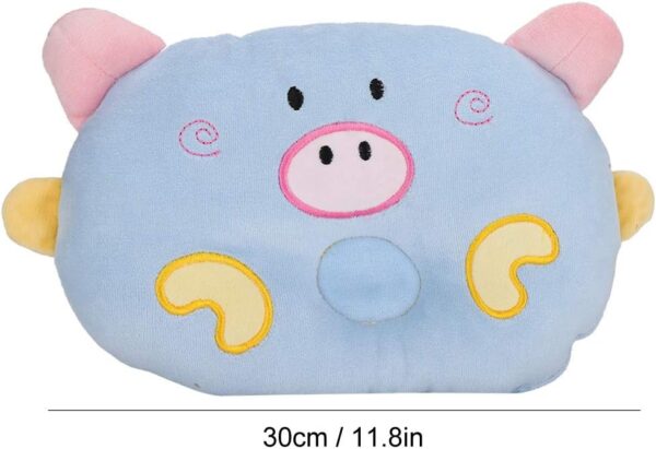 Cute Cartoon Pig Animal Shape Pet Pillow Naptime Sleeping Companion for Small Dogs and Cats Cat Dog Sleeping Pillows for Cervical Spine Protection(blue) - Image 5