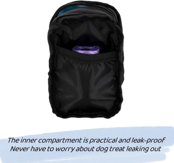 Dog Treat Pouch Hands Free dog walking bag with Metal Carabiner, 900D Oxford Cloth Dog Poop Bag Holder for Pet Puppy Training Travel or Outdoor camping - Image 7