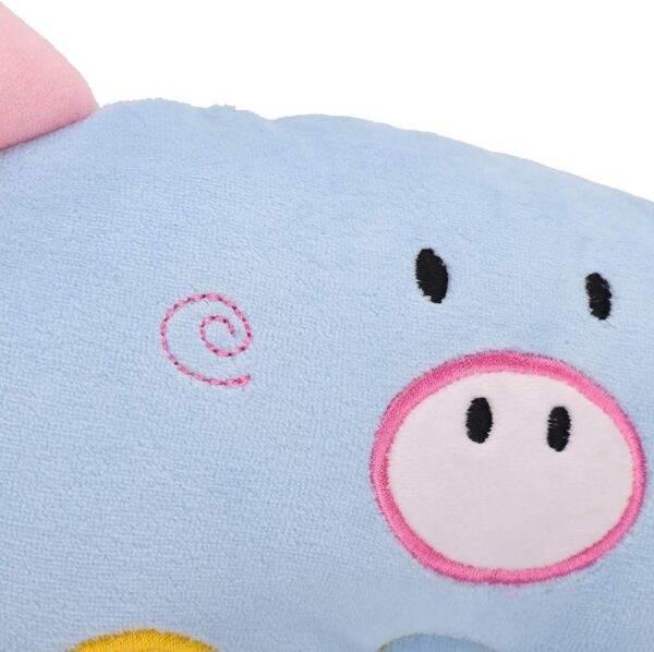 Cute Cartoon Pig Animal Shape Pet Pillow Naptime Sleeping Companion for Small Dogs and Cats Cat Dog Sleeping Pillows for Cervical Spine Protection(blue) - Image 7